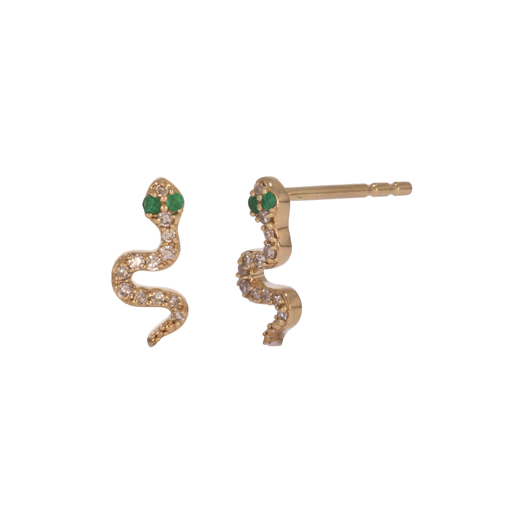 EFB53759. 14K Solid Gold Diamond and Gemstone Earrings