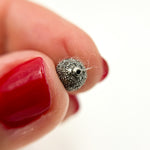 Load image into Gallery viewer, DC171. Diamond Sterling Silver Round Bead
