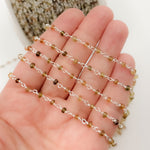 Load image into Gallery viewer, MTO22. Petro Tourmaline Sterling Silver Wire Chain
