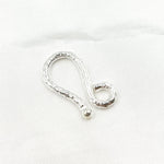 Load image into Gallery viewer, Silver S Hook. Sterling Silver Hammered &quot;S&quot; Hook
