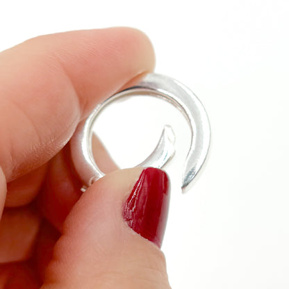 Shop White Sterling Silver Round Clasp