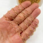 Load image into Gallery viewer, 790GF. Gold-Filled Smooth Oval Long and Short Link Chain
