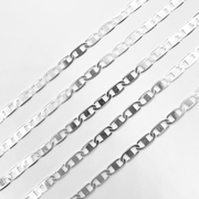 Z83SS.  Sterling Silver Flat Marina Chain