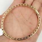 Load image into Gallery viewer, KG104. 14K Solid Gold Enamel Bangle with Diamonds