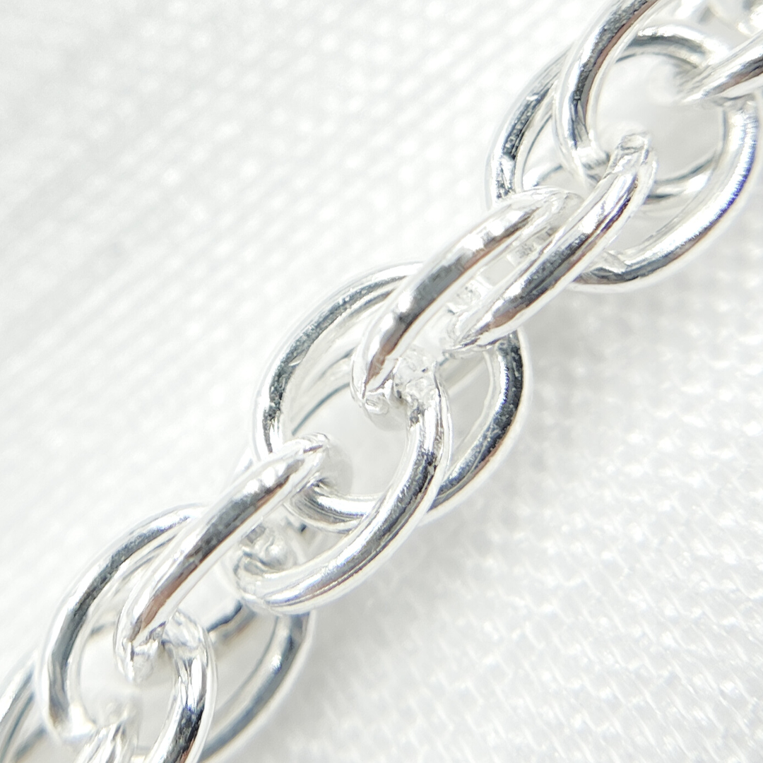 Y104SS. 925 Sterling Silver Hollow Rope Chain
