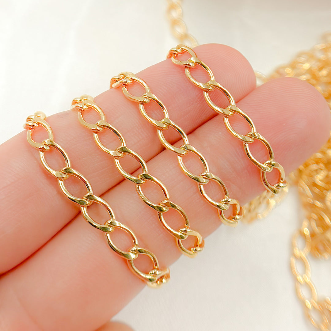 295GF. 14K Gold Filled Oval Curb Chain