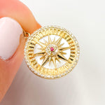 Load image into Gallery viewer, Buy Now 14K Solid Gold Compass Pendant
