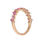 Load image into Gallery viewer, RAC02557. 14K Solid Gold Diamond and Gemstone Fancy Ring