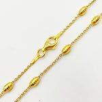 Load image into Gallery viewer, 8Necklace. Gold Plated Sterling Silver Satellite Necklace
