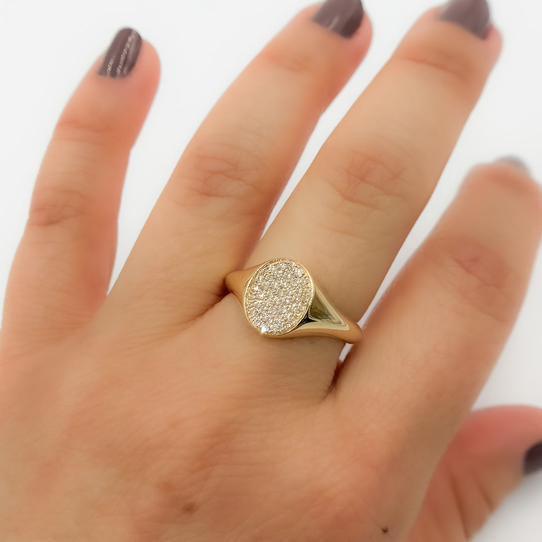 RFE19505. 14K Solid Gold Diamond Ring