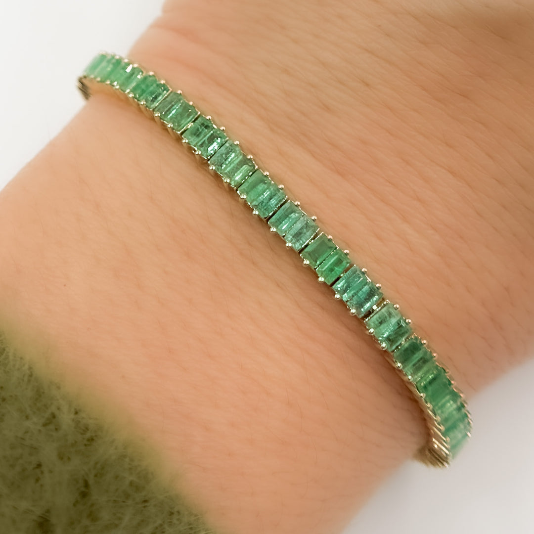 BFZ60865. 14K Solid Gold Gemstone Bracelet