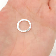 White Sterling Silver Ring Connector