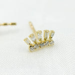 Load image into Gallery viewer, ER414990. 14k Solid Gold Diamond Stud Earrings
