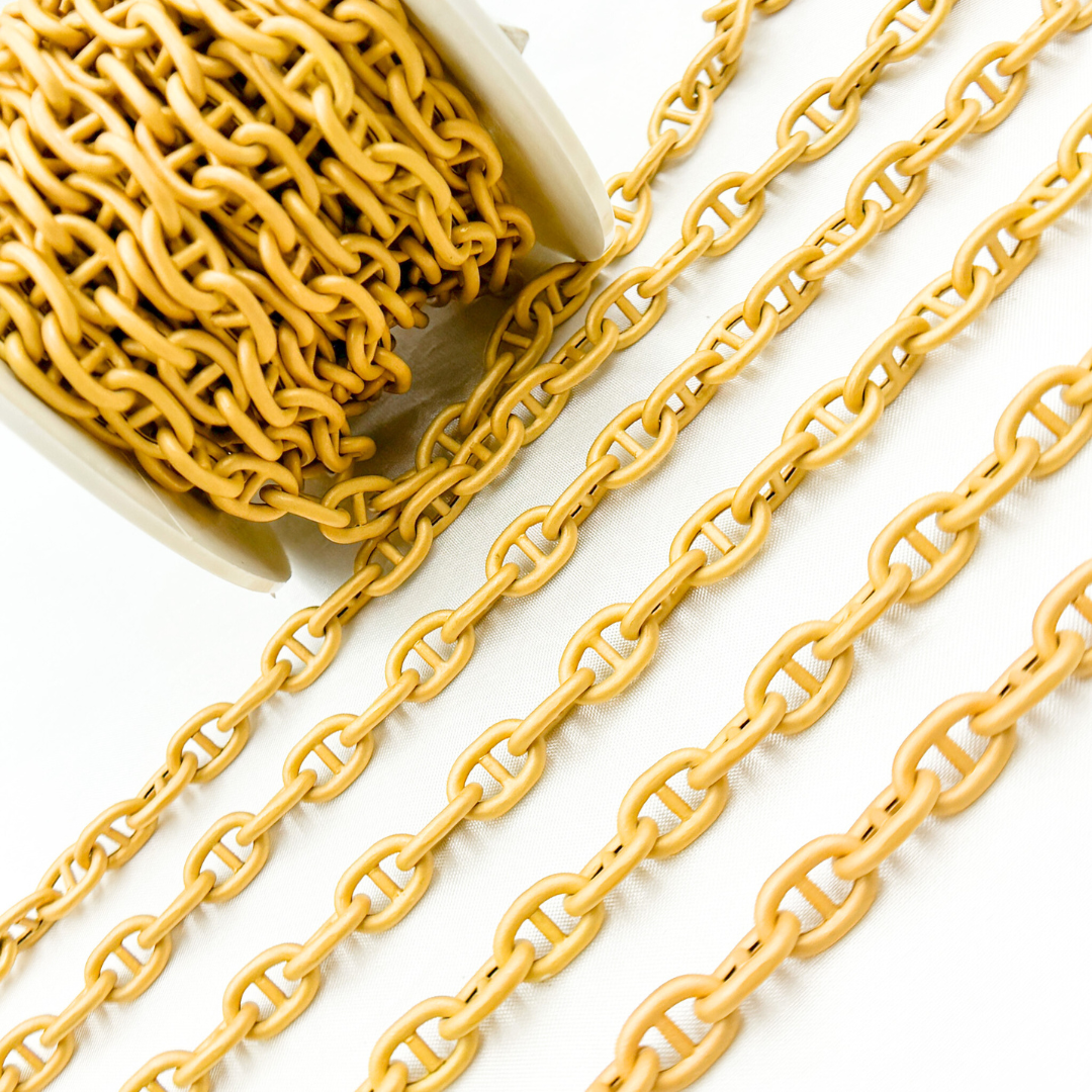 Silver Gold Plated Marina Chain