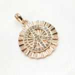 Load image into Gallery viewer, DP375. Diamond Sterling Silver Round Peace Pendant
