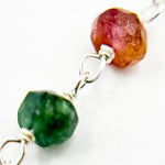 Load image into Gallery viewer, MTO20. Multi Tourmaline Sterling Silver Wire Chain
