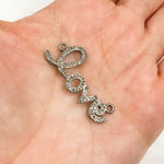 Load image into Gallery viewer, DC590. Diamond Sterling Silver Love Pendant
