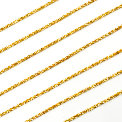 472GF. 14k Gold Filled Wheat Chain