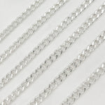 Load image into Gallery viewer, V44SS. Sterling Silver Curb Chain
