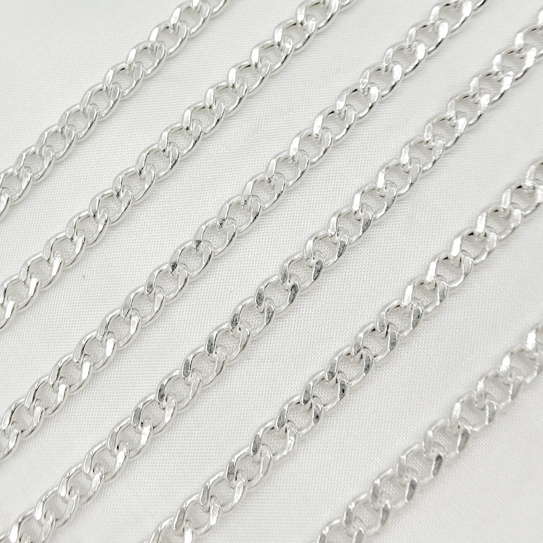 V44SS. Sterling Silver Curb Chain