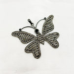 Load image into Gallery viewer, DP141. Diamond Sterling Silver Butterfly Pendant
