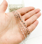 Load image into Gallery viewer, 1097SS. 925 Sterling Silver Fancy Link Chain
