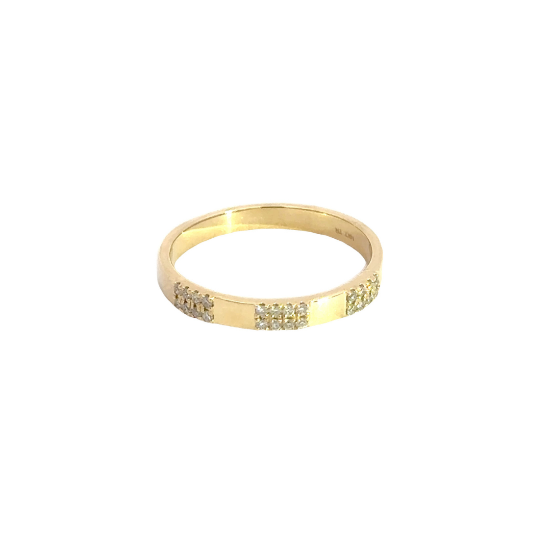 14k Solid Gold Diamond Ring
