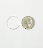 Load image into Gallery viewer, BS4-SS. Sterling Silver Circle Shape Connector 25mm
