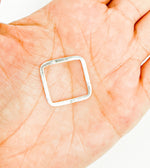 Load image into Gallery viewer, 925 Sterling Silver Square Shape 20x20mm. SS3
