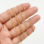 Load image into Gallery viewer, V316GF. 14K Gold Filled Twisted Singapore Unfinished Chain