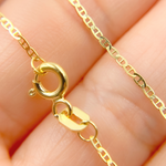 Load image into Gallery viewer, 14K Solid Gold Flat Marina Necklaces
