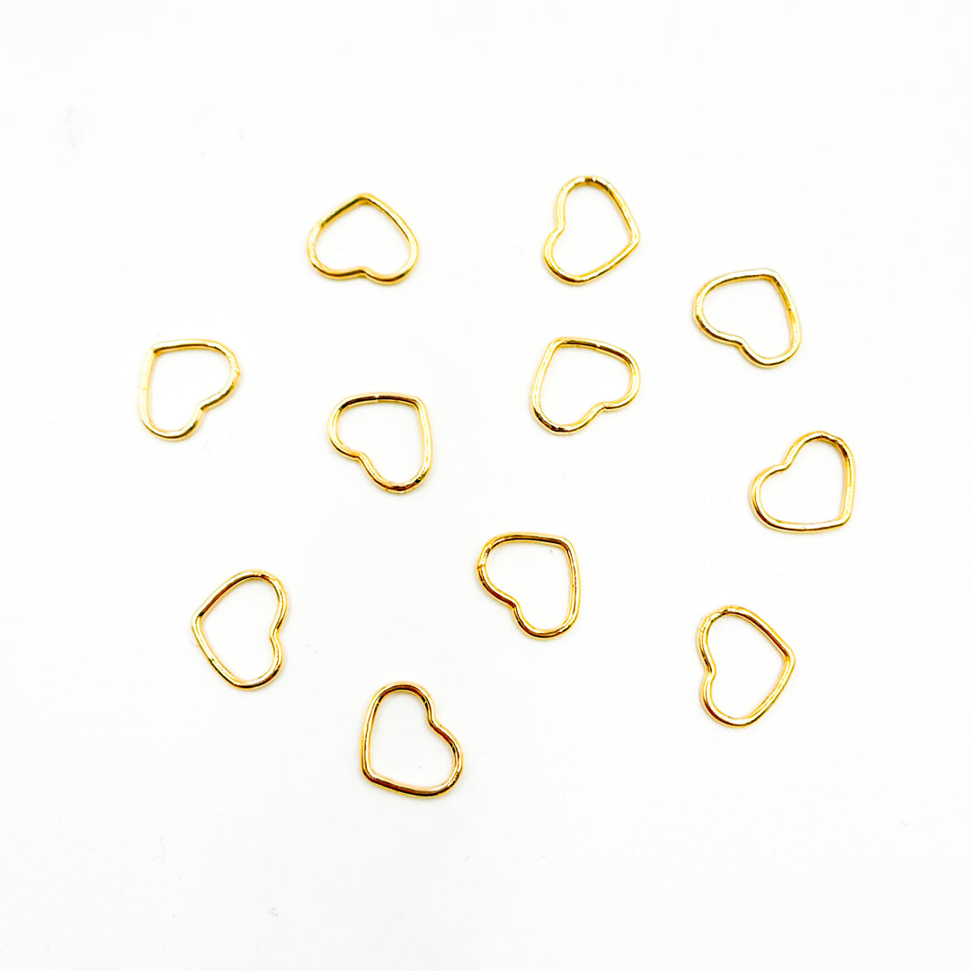 V290MGF. 14k Gold Filled Heart Charm