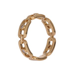 Load image into Gallery viewer, RFA19540. 14k Solid Gold Diamond Chain Ring