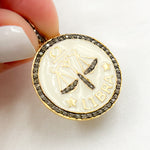 Load image into Gallery viewer, DP625A. Diamond Sterling Silver Libra Zodiac Enamel Pendant
