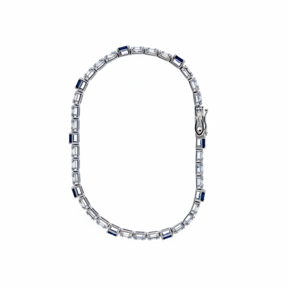 BR404097. 14k Solid Gold Diamond and Gemstone Fancy Bracelet