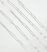 Load image into Gallery viewer, 925 Sterling Silver Long &amp; Short Link Chain. V27SS
