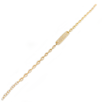 Yellow Gold Diamond Fancy Bracelet