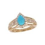Load image into Gallery viewer, CR97174. 14K Solid Gold Diamond and Gemstone Ring