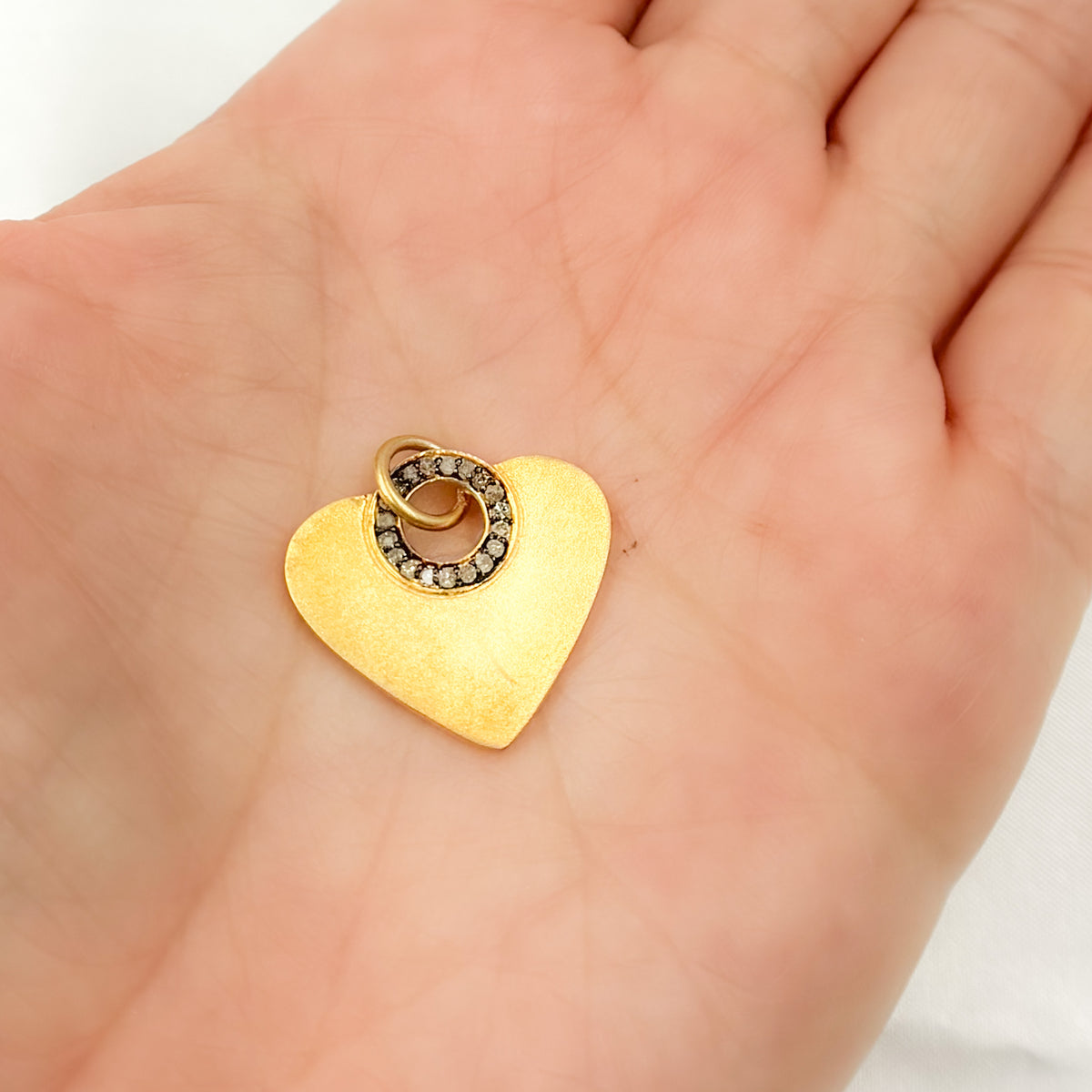 Buy Now Diamond Sterling Silver Heart Pendant