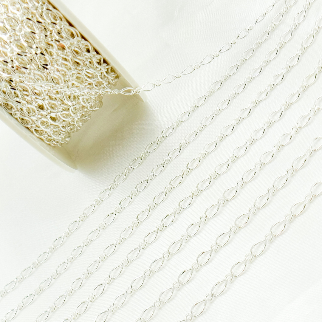 Sterling Silver Long and Short Links Chains