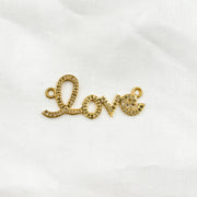 DC590. Diamond Sterling Silver Love Pendant