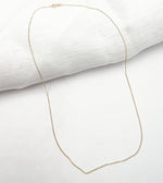 Load image into Gallery viewer, 14K Solid Yellow Gold Curb Chain. 020K
