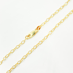 Load image into Gallery viewer, 14K Solid Gold Hammered Cable Necklace. 045O03
