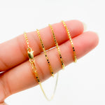 Load image into Gallery viewer, 073VED. 14K Solid Gold Box Link Chain