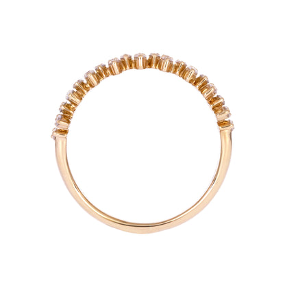 RFG19504. 14K Solid Gold Diamond Band Ring