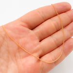 Load image into Gallery viewer, 14k Gold Curb Finished Necklace.
