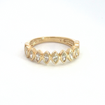 Load image into Gallery viewer, 14k Solid Gold Diamond Leaves Ring. RAH01453
