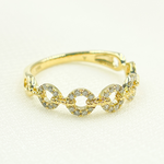 Load image into Gallery viewer, 14K Solid Gold Circles Diamond Ring. RAD01203
