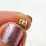 Diamond & Sterling Silver Rondelle Spacer Bead