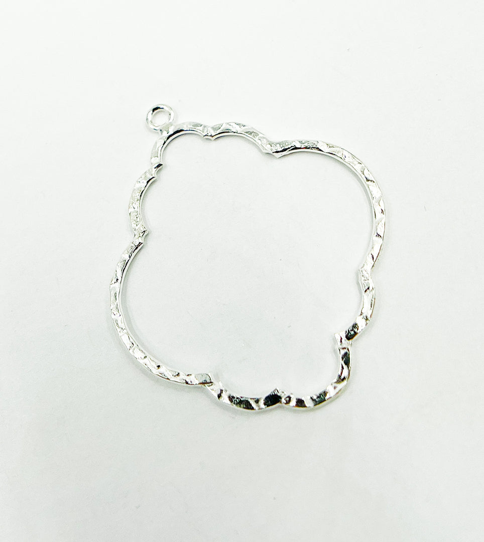 925 Sterling Silver Uneven Shape